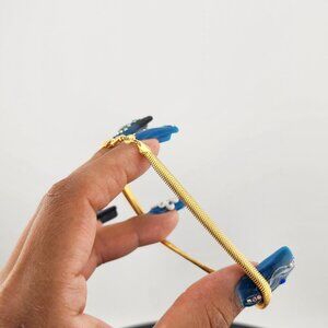 Elegant Brazilian 18k Gold Filled Anklet